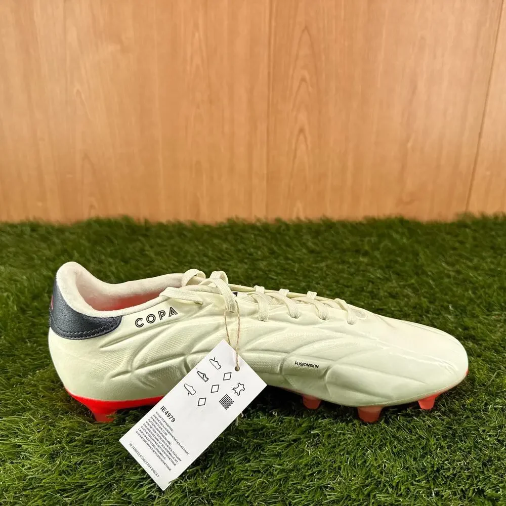 adidas Copa Pure II Pro FG Ivory Core Black IE4979 Mens 9.5 women's 10.5 Cleats